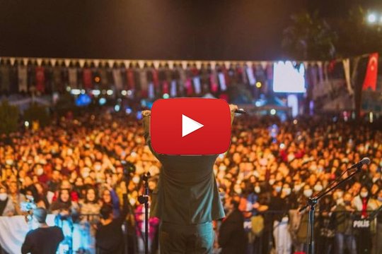 7.Milas Zeytin Hasat Şenliği / Sunucu Volkan Erel / Gece Yolcuları ve Melek Mosso Konser Performans