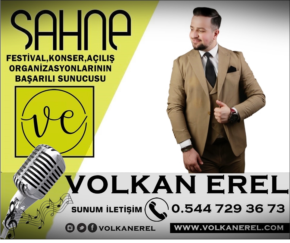 Festival Sahne Konser Sunucu Volkan Erel