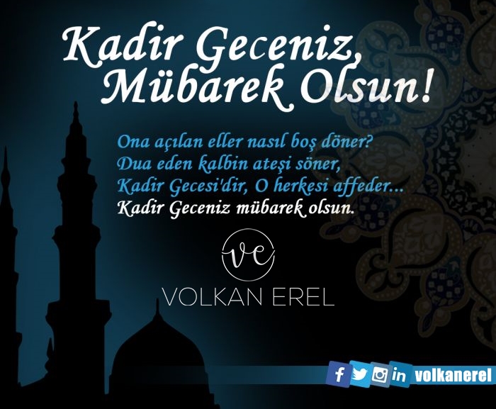 KADİR GECEMİZ MÜBAREK OLSUN