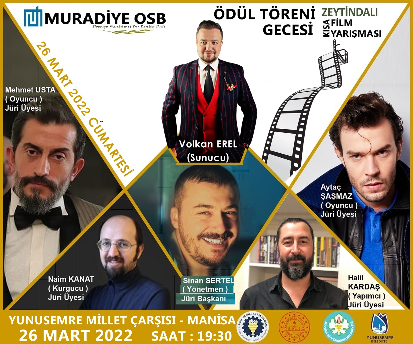 Muradiye OSB Film Ödül Gecesi Programı Sunucu Volkan Erel