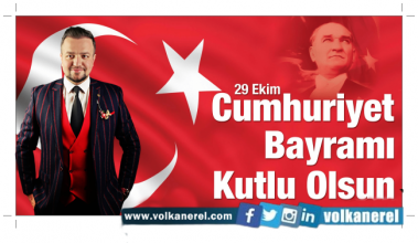  29 Ekim Cumhuriyet Bayramı'nı Kutluyorum