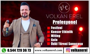 Profesyonel festival konser sahne Etkinlik ve Protokol sunumları için Sunucu Volkan EREL